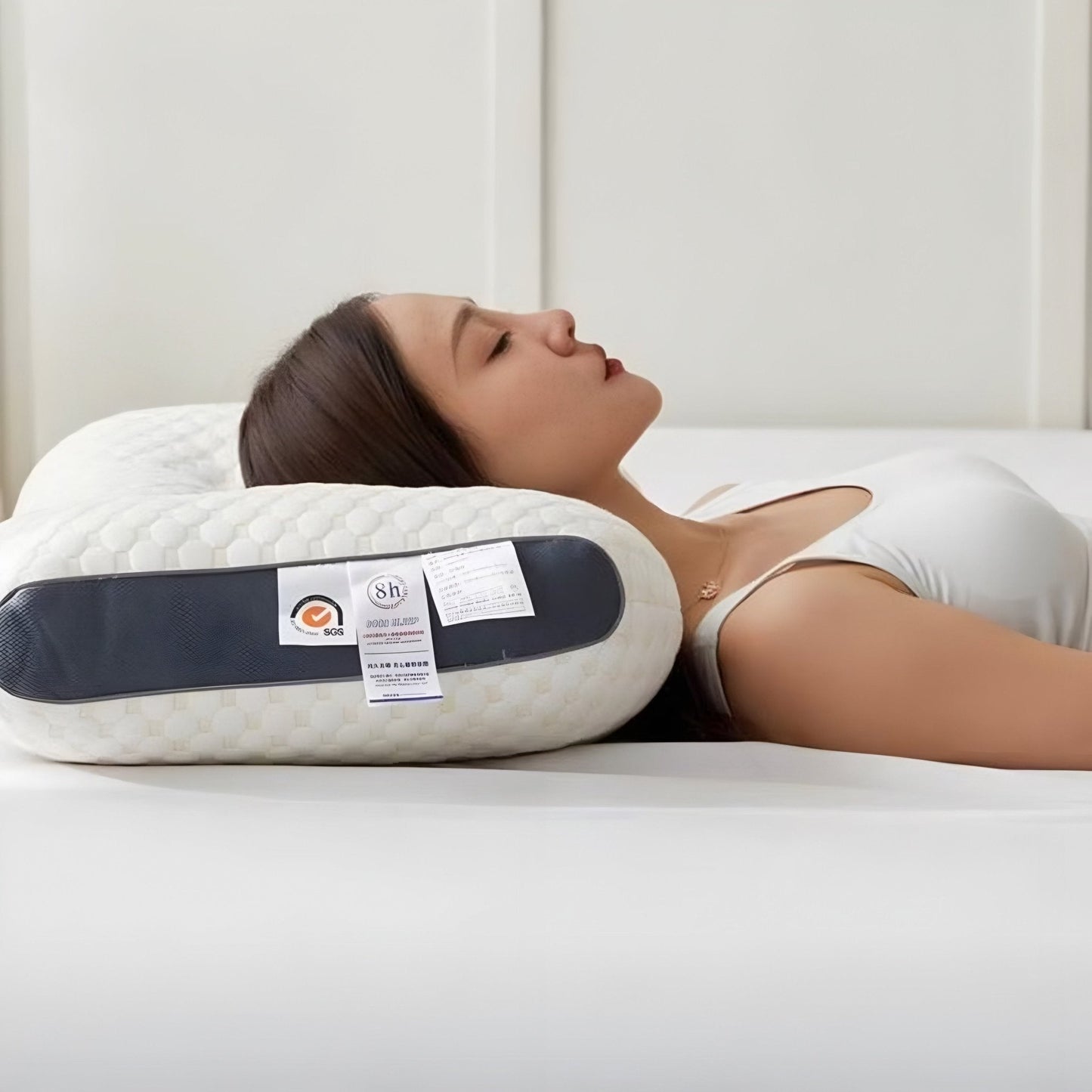 Almohada de punto ergonómica 3D