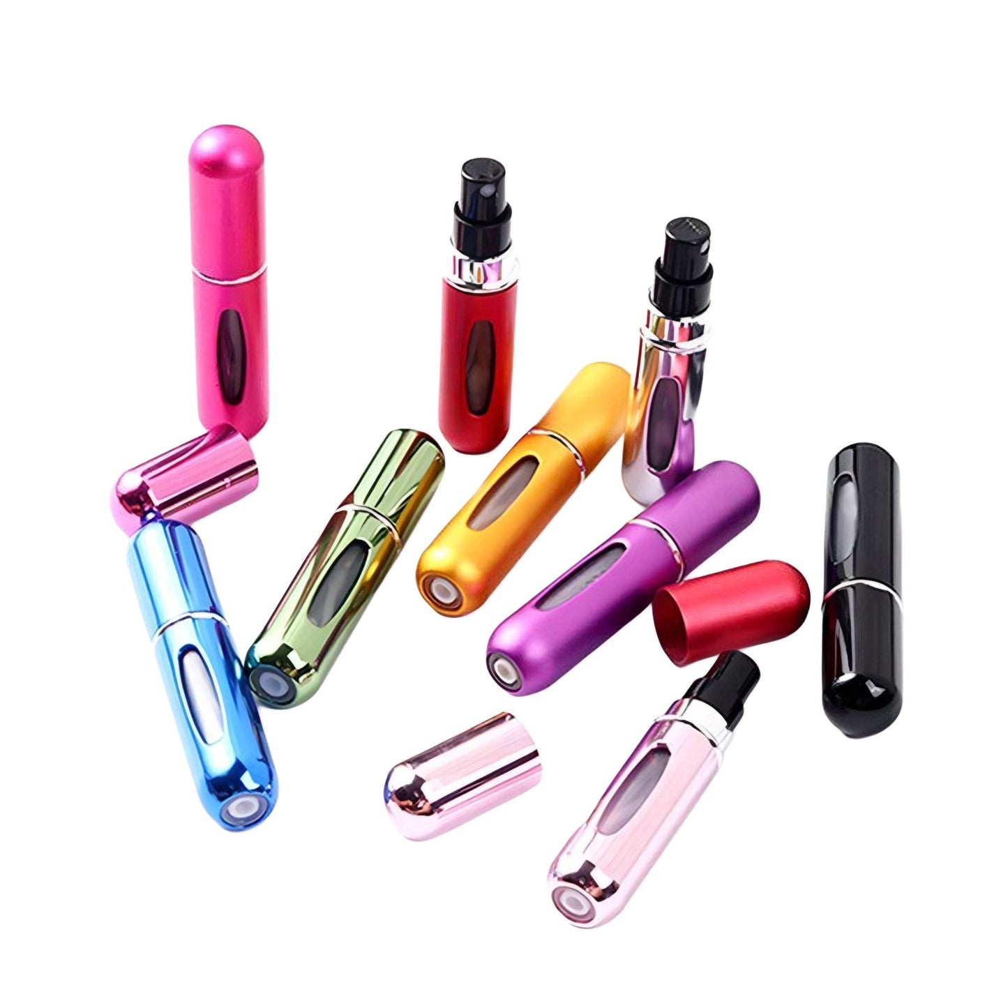 Pack 3 atomizador recargable perfume 5ml (color surtido)