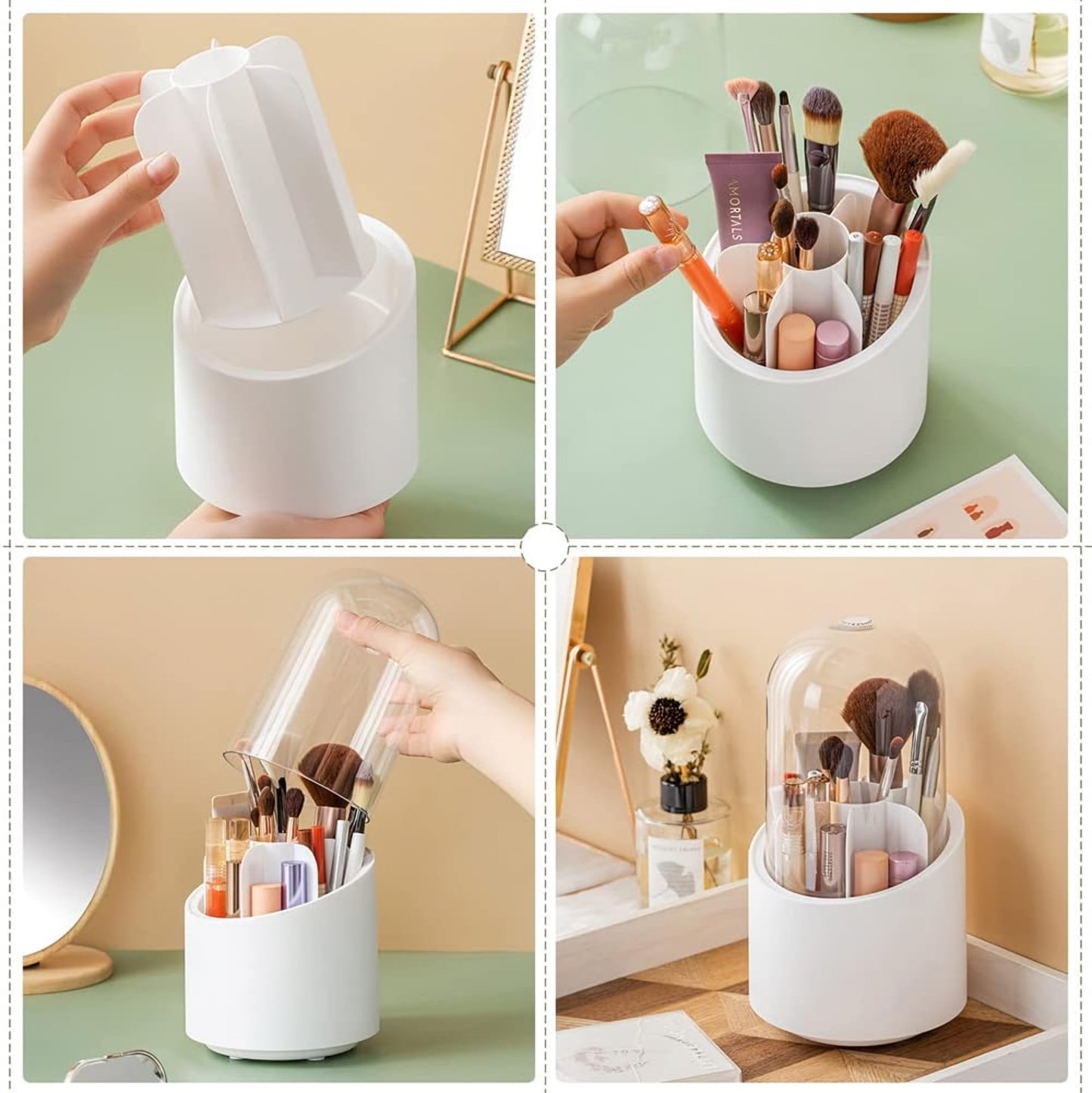 Cubo de almacenamiento para brochas