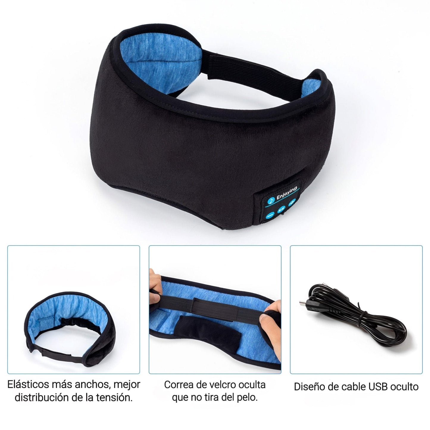 Antifaz Bluetooth con Altavoces Integrados