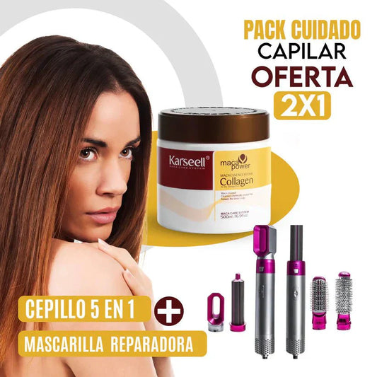Cepillo 5 en 1 + 200ml Mascarilla Karseell de Regalo