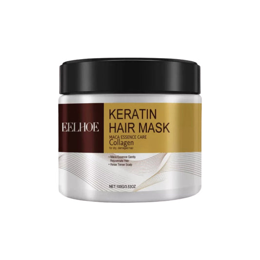 EELHOE Máscara de Keratina - Reparación Profunda, Antifrizz y Brillo Intenso