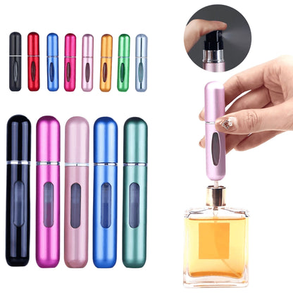 Pack 3 atomizador recargable perfume 5ml (color surtido)