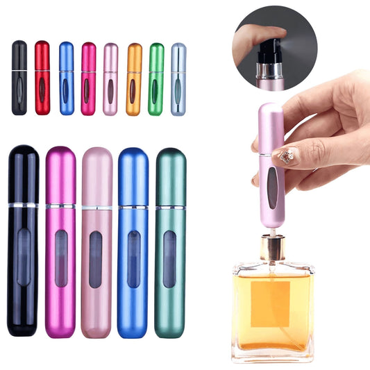 Pack 3 atomizador recargable perfume 5ml (color surtido)
